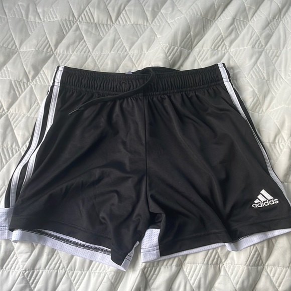 adidas Pants - Adidas Black striped shorts (aeroready)